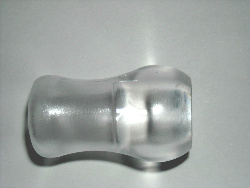 Part- NM009C3 Clear Plastic Tassel 1 1/4" Tall(10 per order)