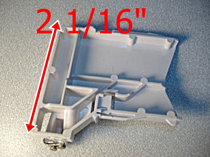 ANP09-Hunter Douglas Large Pleat Cord Lock Left, Use 0.9mm Cord
