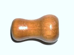 Part- NM009C2 Light Brown Wood Tassel 1 1/4\" Tall(20 per order)