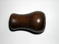 Part- NM009C Dark Brown Wood Tassel  1 1/4\" Tall(20 per order)