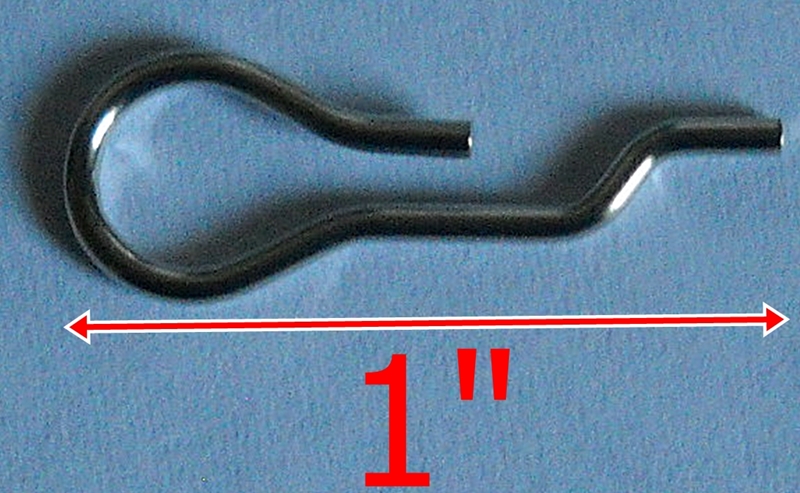 Part NM032A Replacement Hook 1\" Tall (Quantity10)