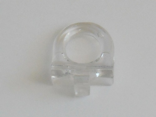 Part NR03- (Qty2)Clear Plastic Bar Eyelet